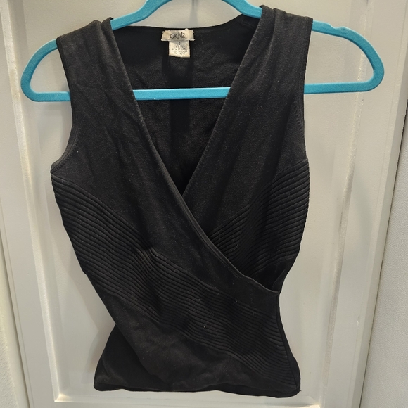 Cache Tops - Sexy Low V Neck. Form Fitting. Silk And Spandex.